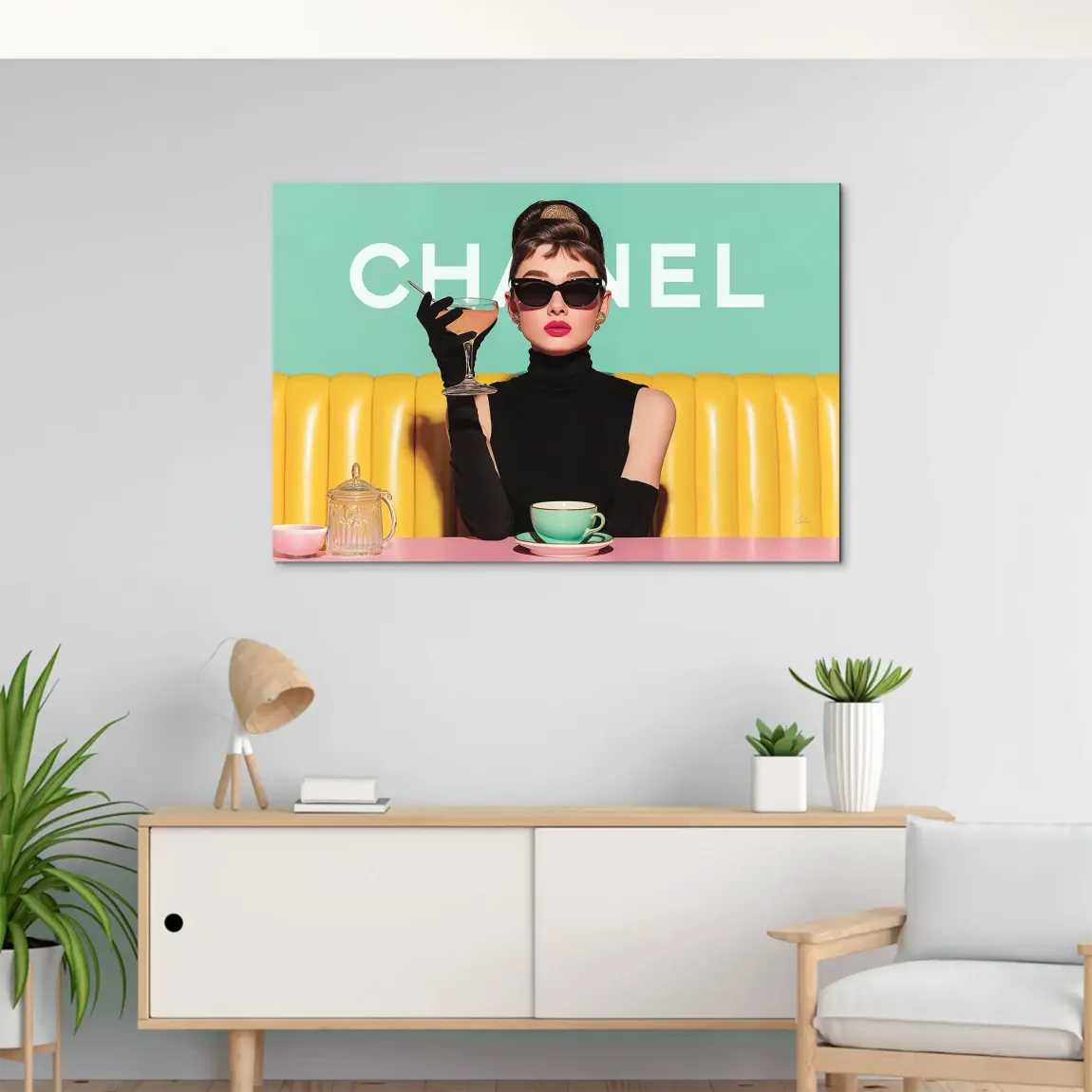 Audrey Hepburn de Luxe AluDibond Bild