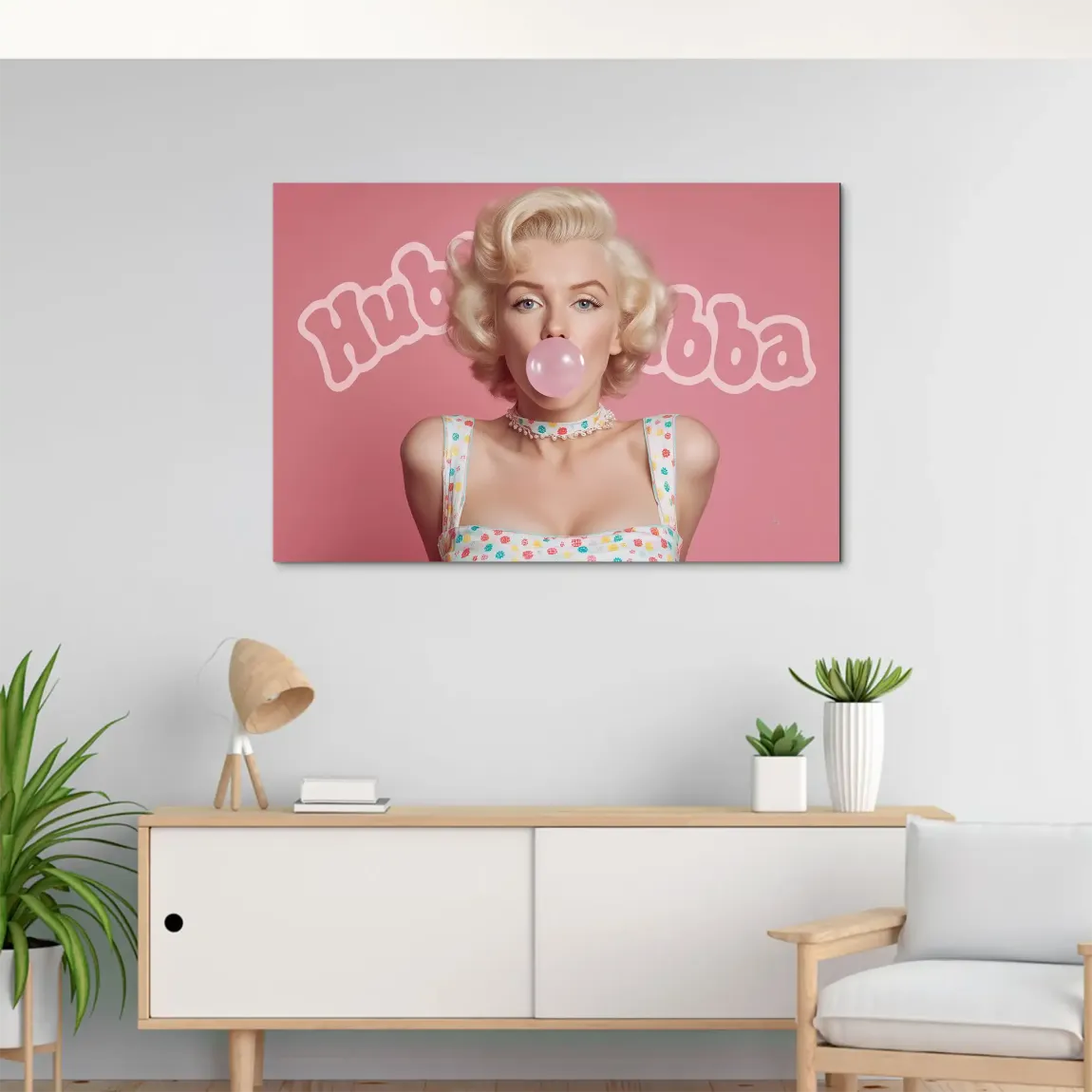 Marilyn Monroe Hubba Glam AluDibond Bild