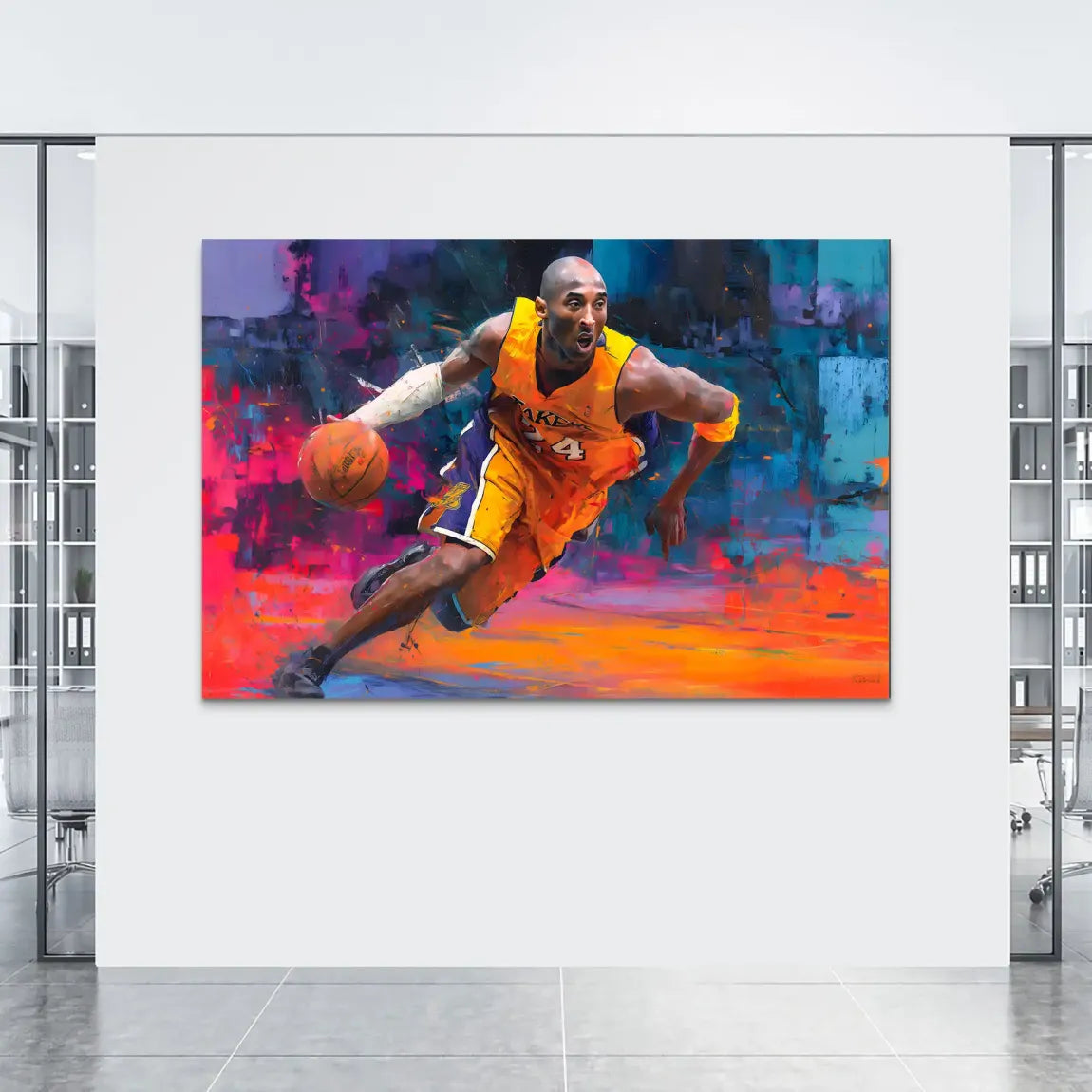 Kobe Abstrakt AluDibond Bild INGALERIE