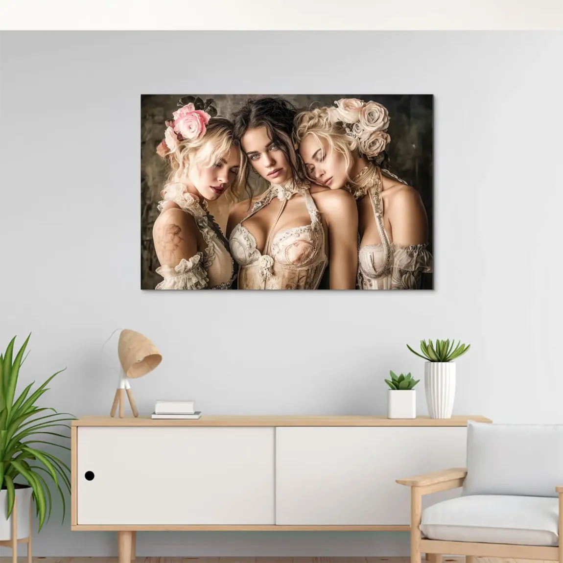 Rosé Harmony AluDibond Bild