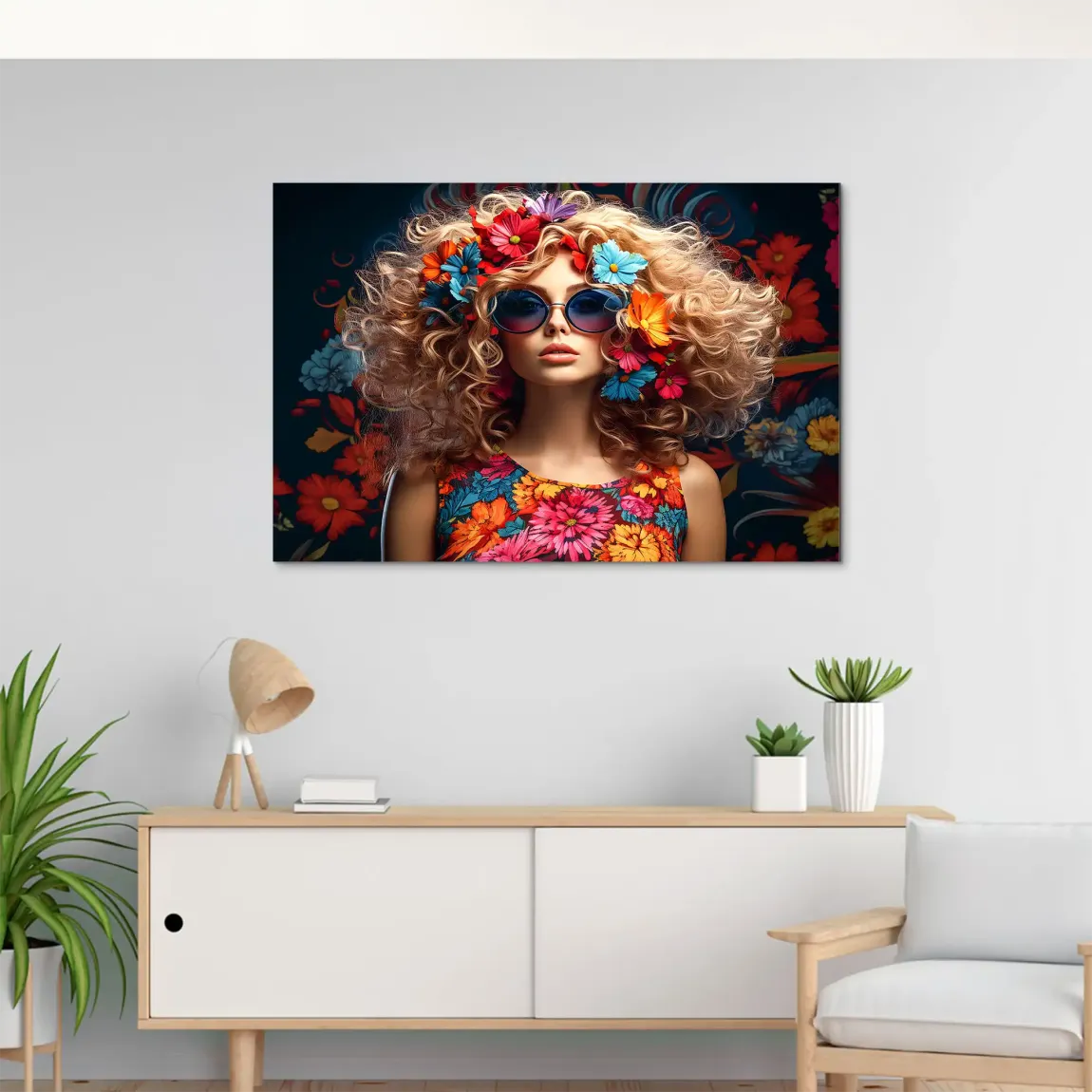 Boho Flower Soul AluDibond Bild