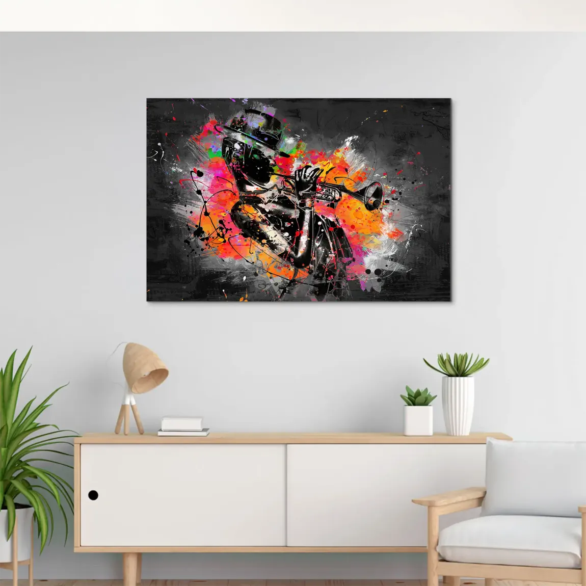 Jazzman Pop Style AluDibond Bild