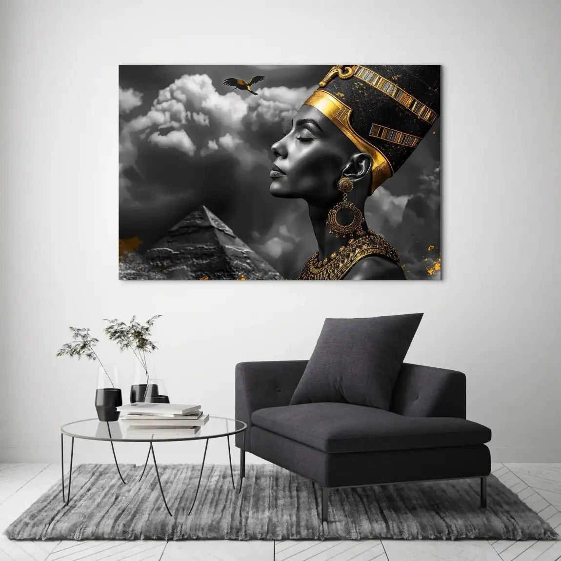 Queen Kleopatra Nr.3 AluDibond Bild INGALERIE