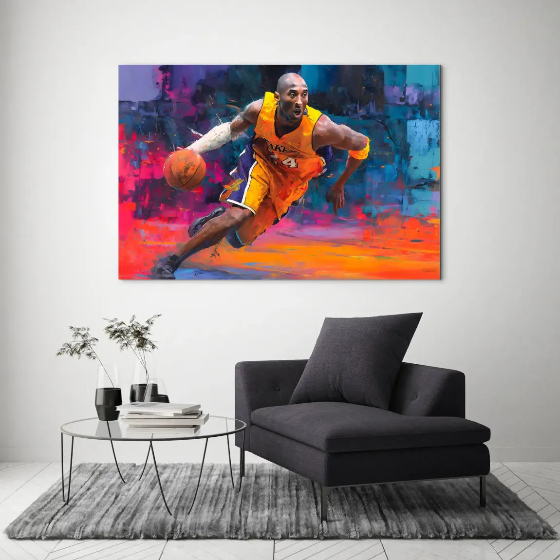Kobe Abstrakt AluDibond Bild INGALERIE