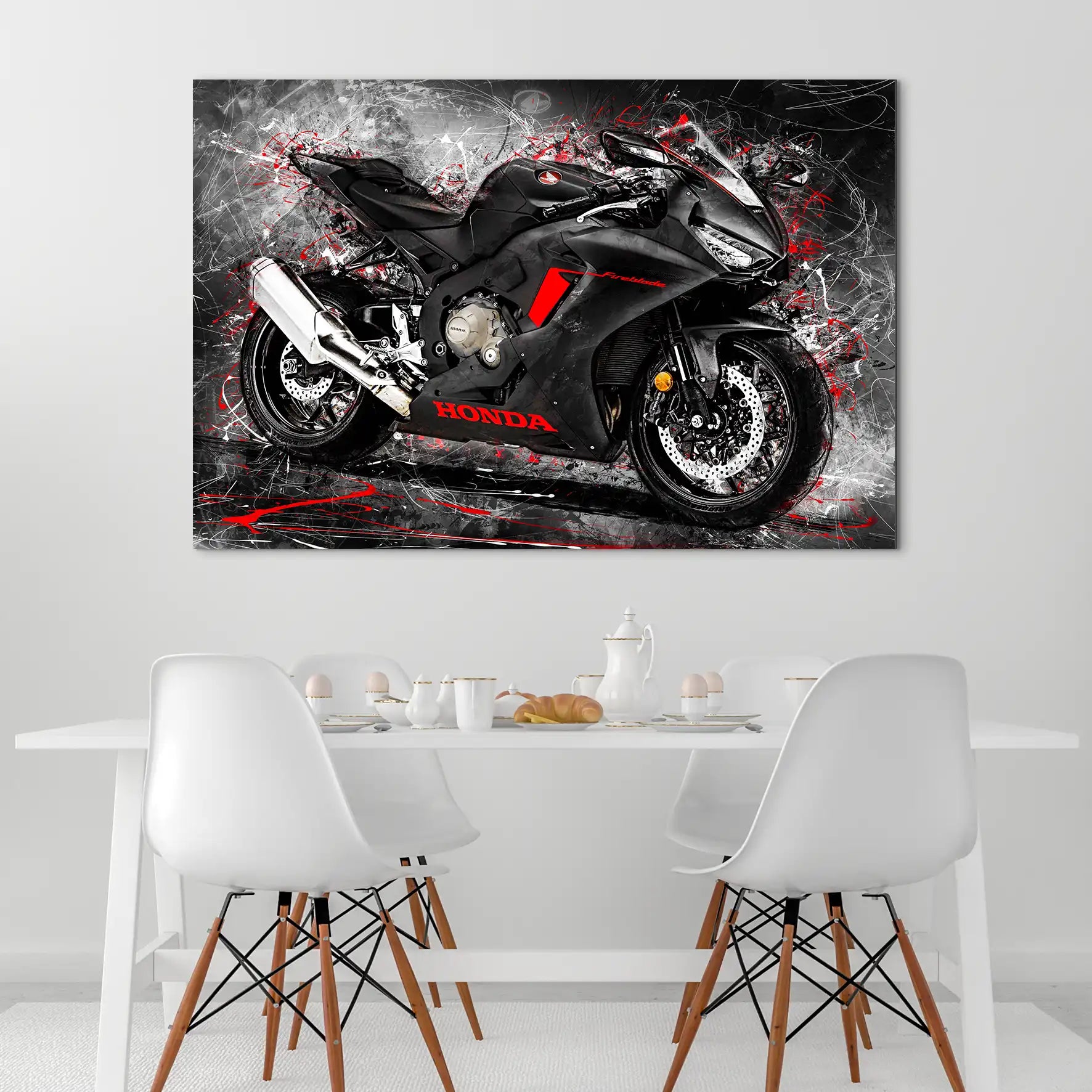 Honda CBR 1000 RR Fireblade AluDibond Bild INGALERIE