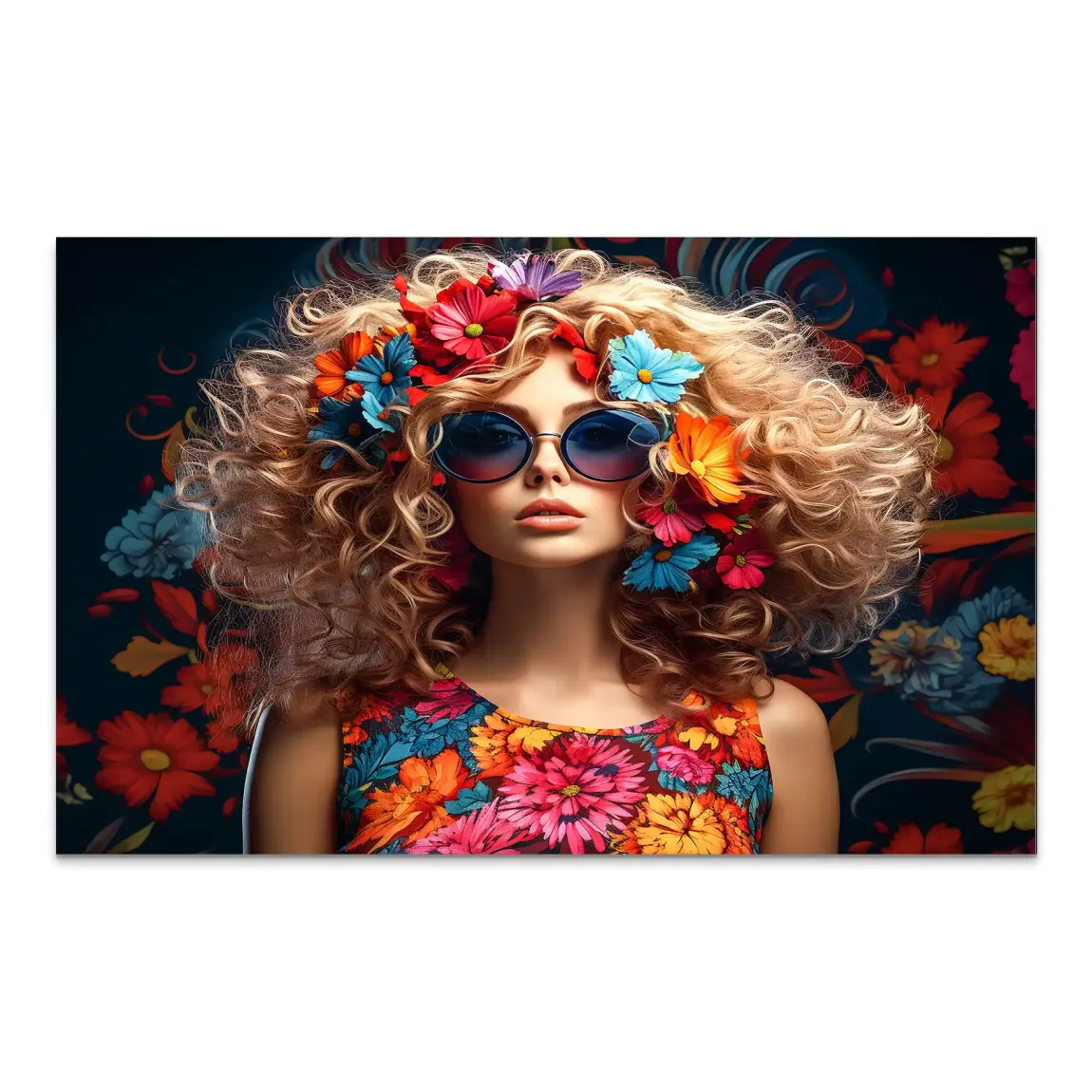 Boho Flower Soul AluDibond Bild