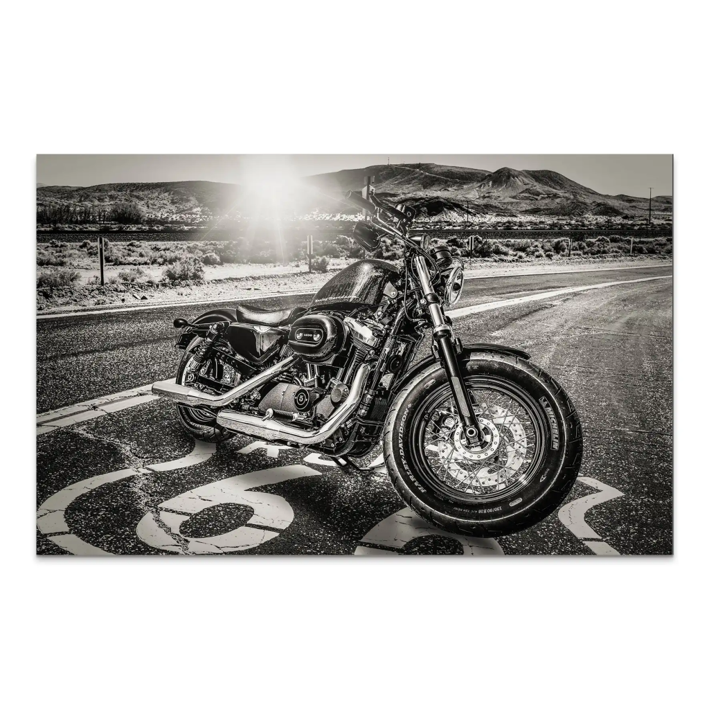 Harley Davidson AluDibond Bild INGALERIE