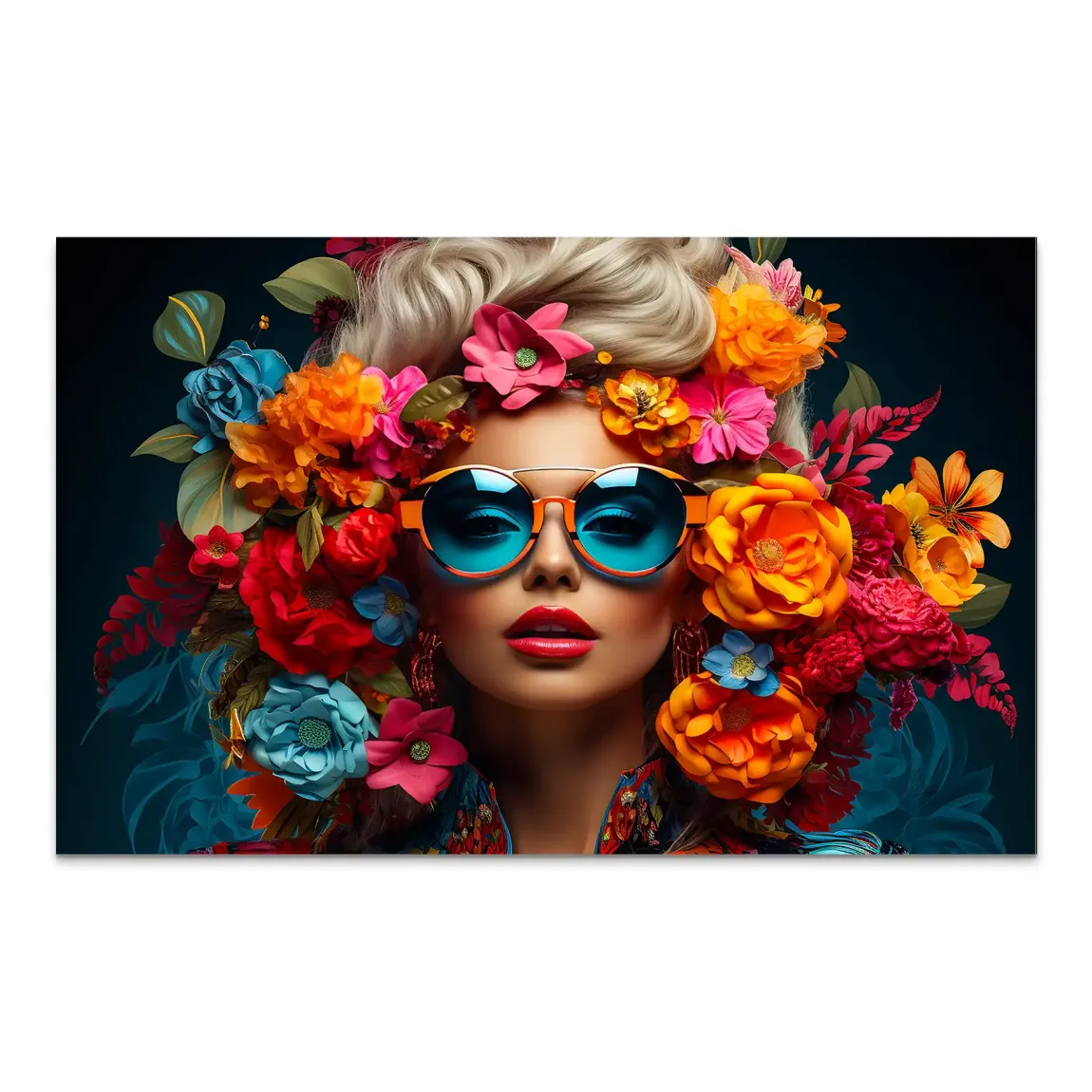 Floral Shades AluDibond Bild