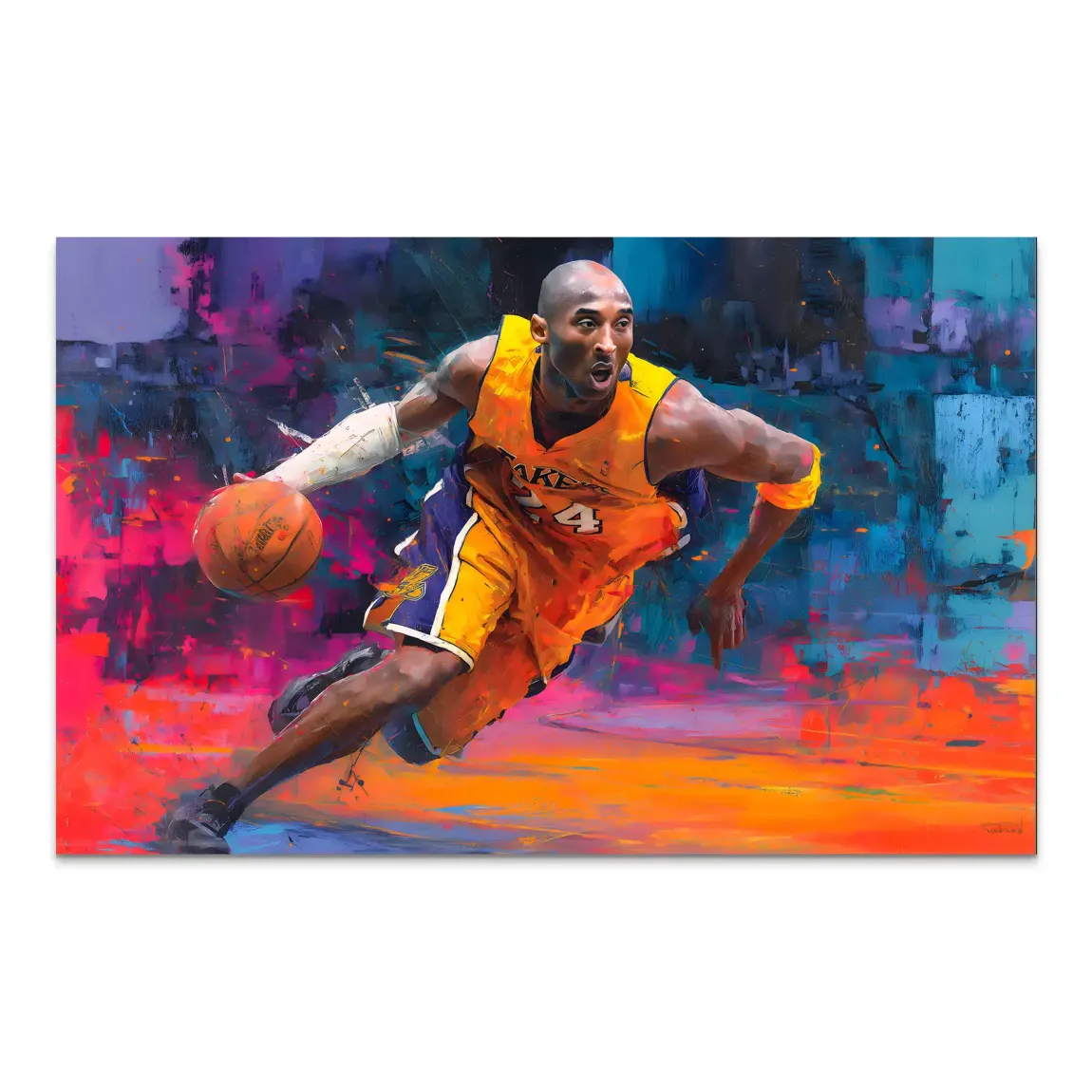 Kobe Abstrakt AluDibond Bild INGALERIE