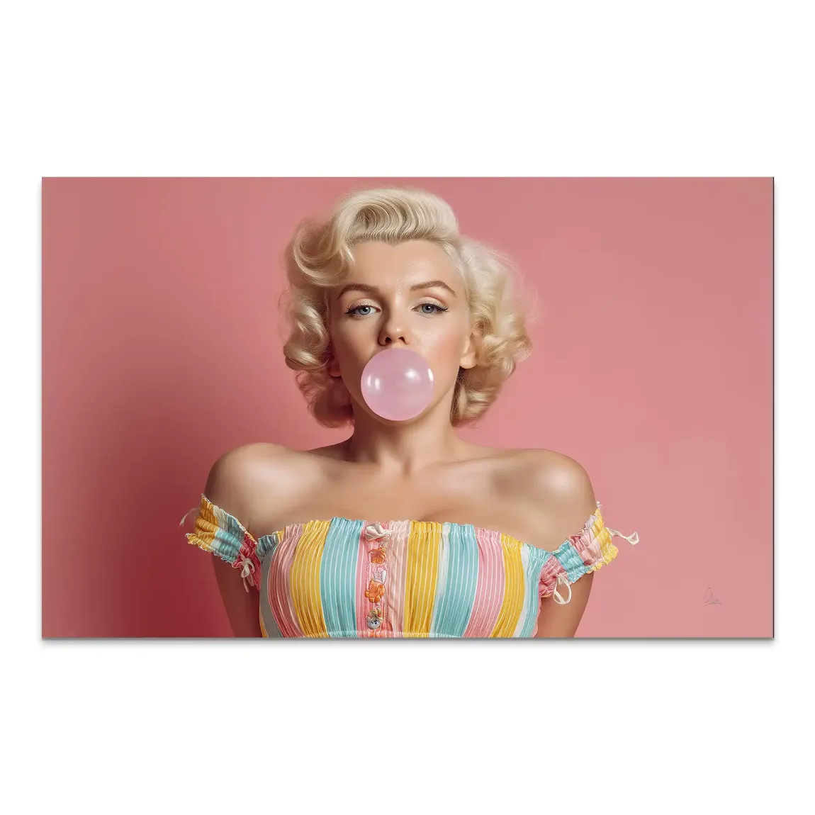 Marilyn Monroe Candy Pop AluDibond Bild