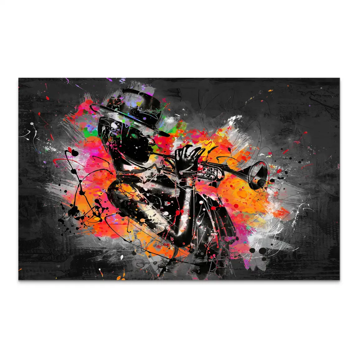 Jazzman Pop Style AluDibond Bild