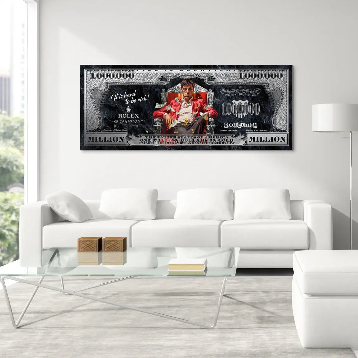 Scarface Million Dollar Prestige AluDibond Bild