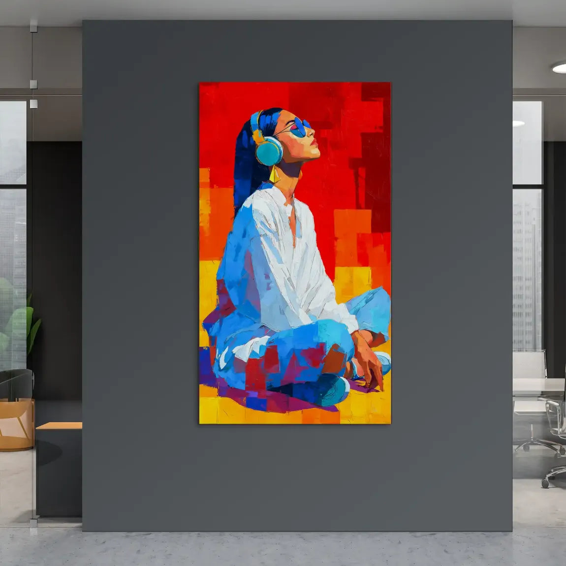 Feel the Sound Aludibond Bild