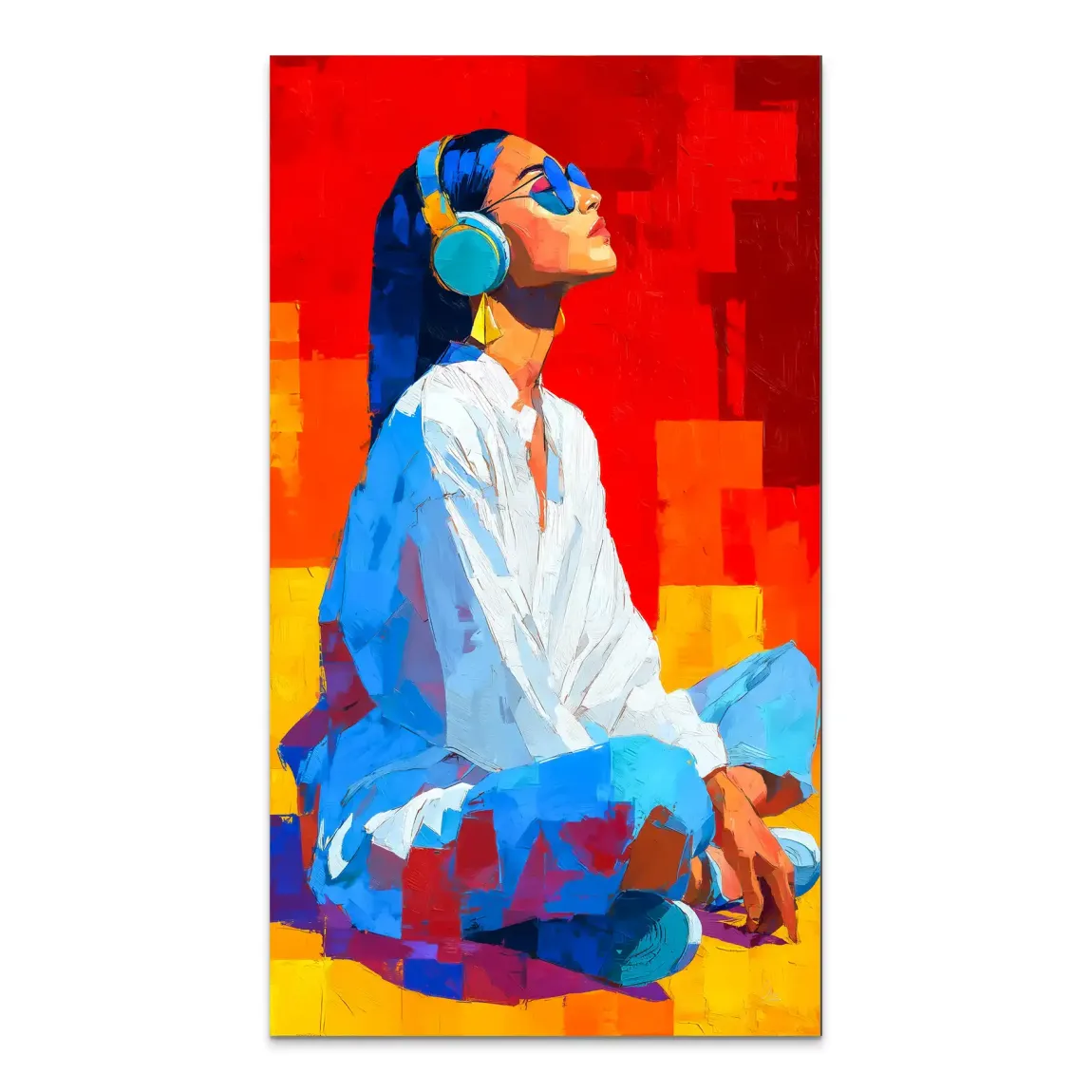 Feel the Sound Aludibond Bild