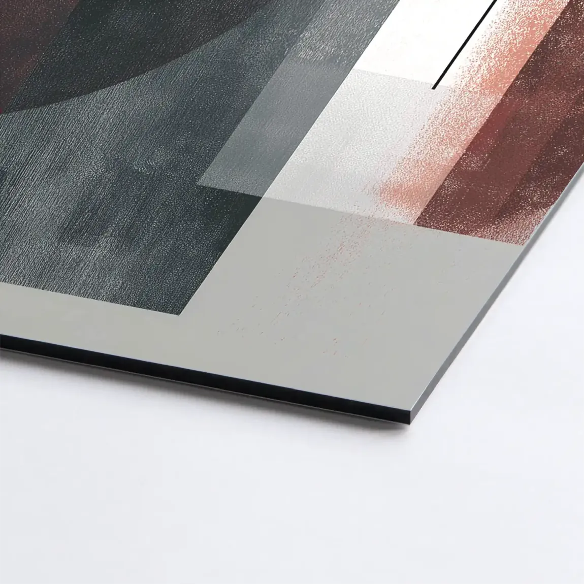 Abstrakte Geometrie Aludibond Bild
