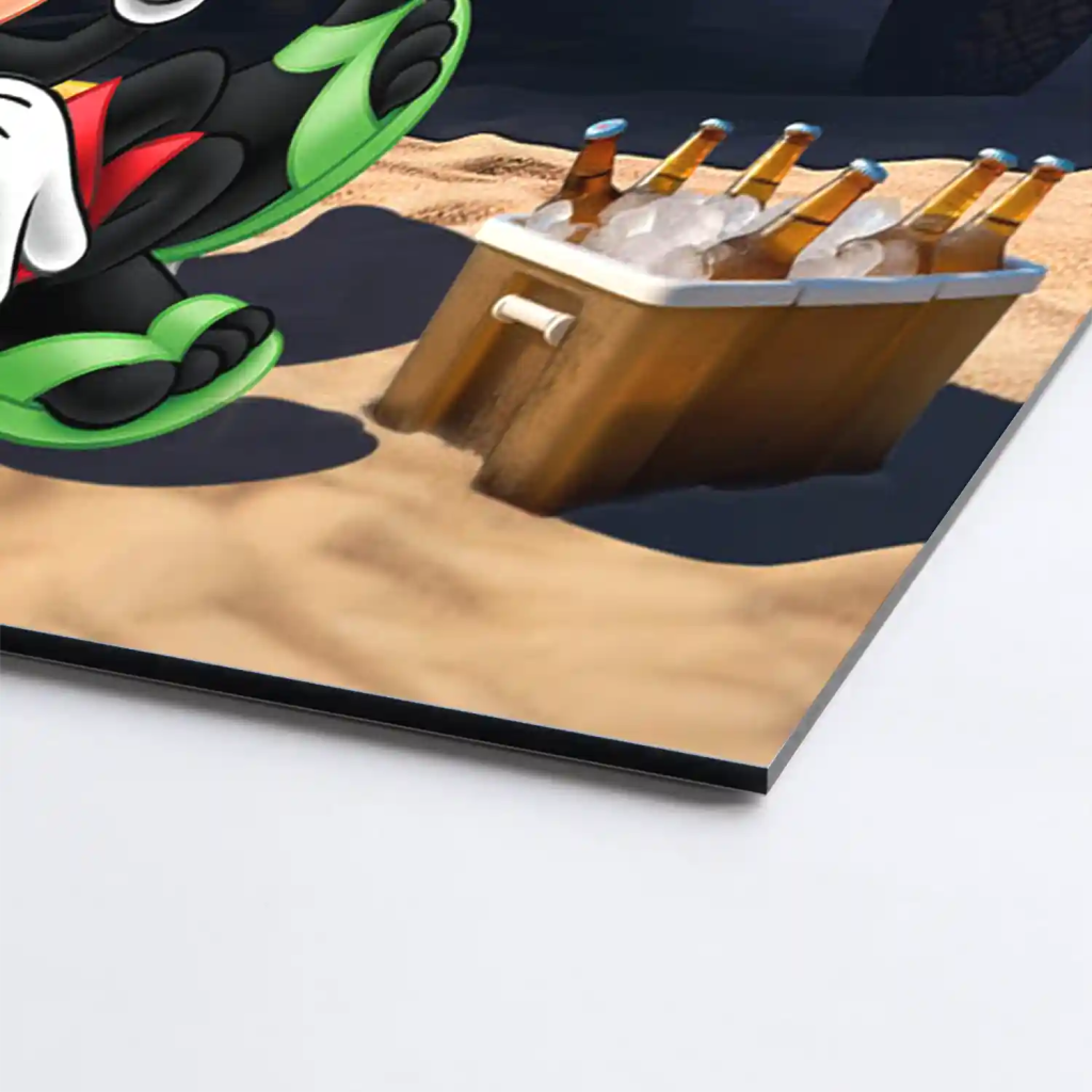 Micky & Minnie Maus like Beer AluDibond Bild INGALERIE