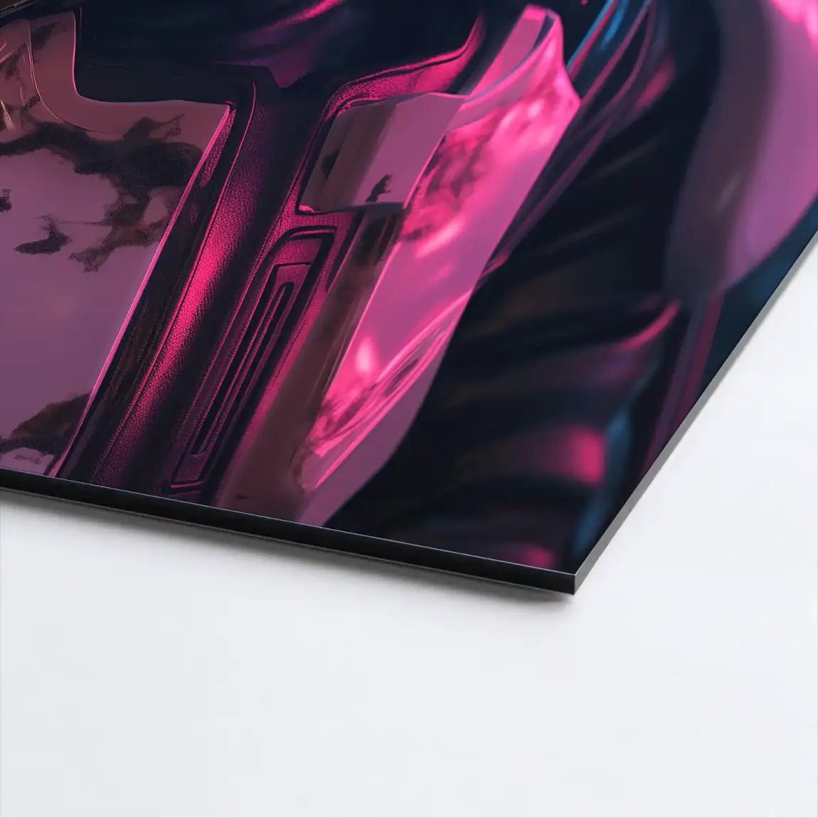 Stormtrooper Neon Style Alu Dibond Bild INGALERIE