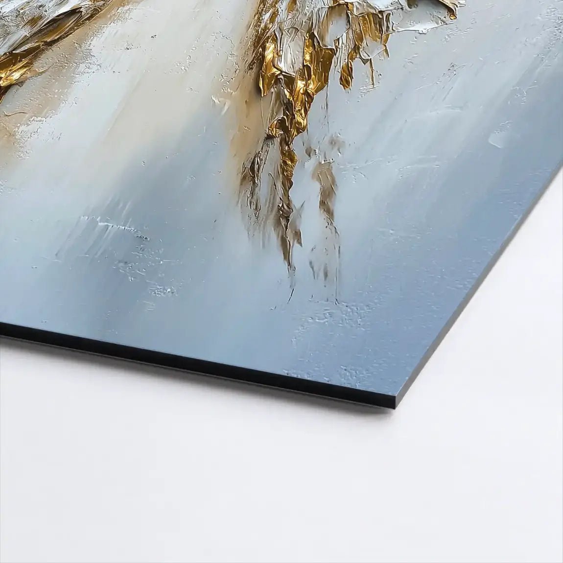 Schmetterling Gold Style Alu Dibond Bild INGALERIE