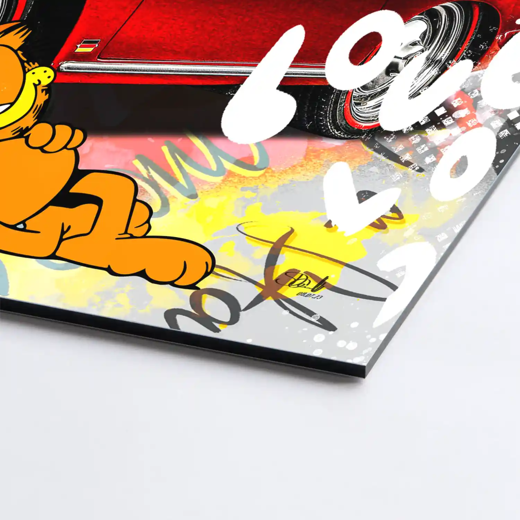 Minnie Speedster 356 Pop Art Style Aludibond Bild INGALERIE
