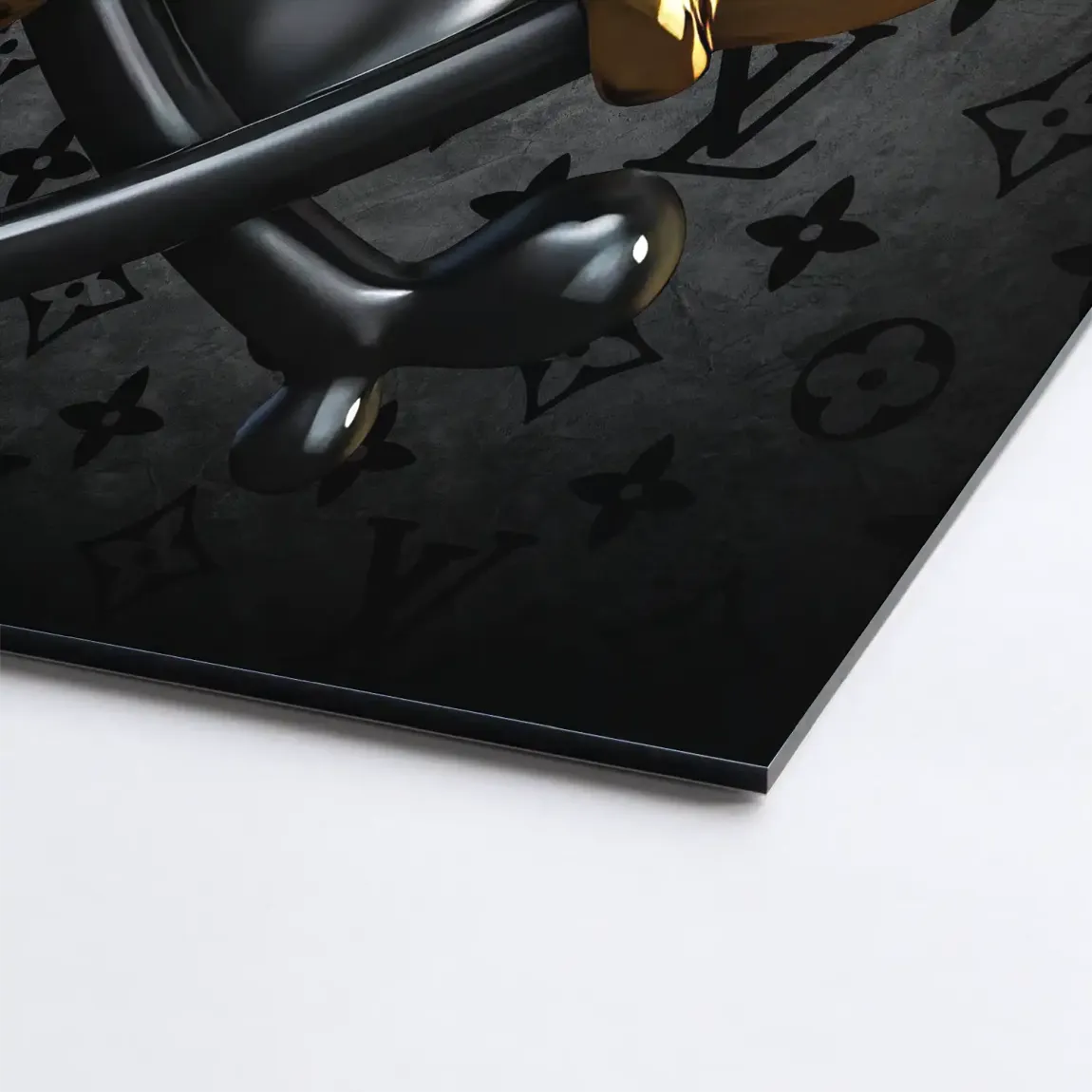 Money Skull Duck Alu Dibond Bild