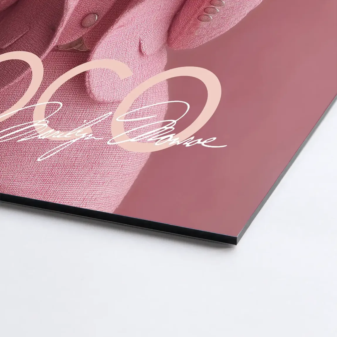 Eleganz in Rosé Monroe Alu Dibond Bild INGALERIE