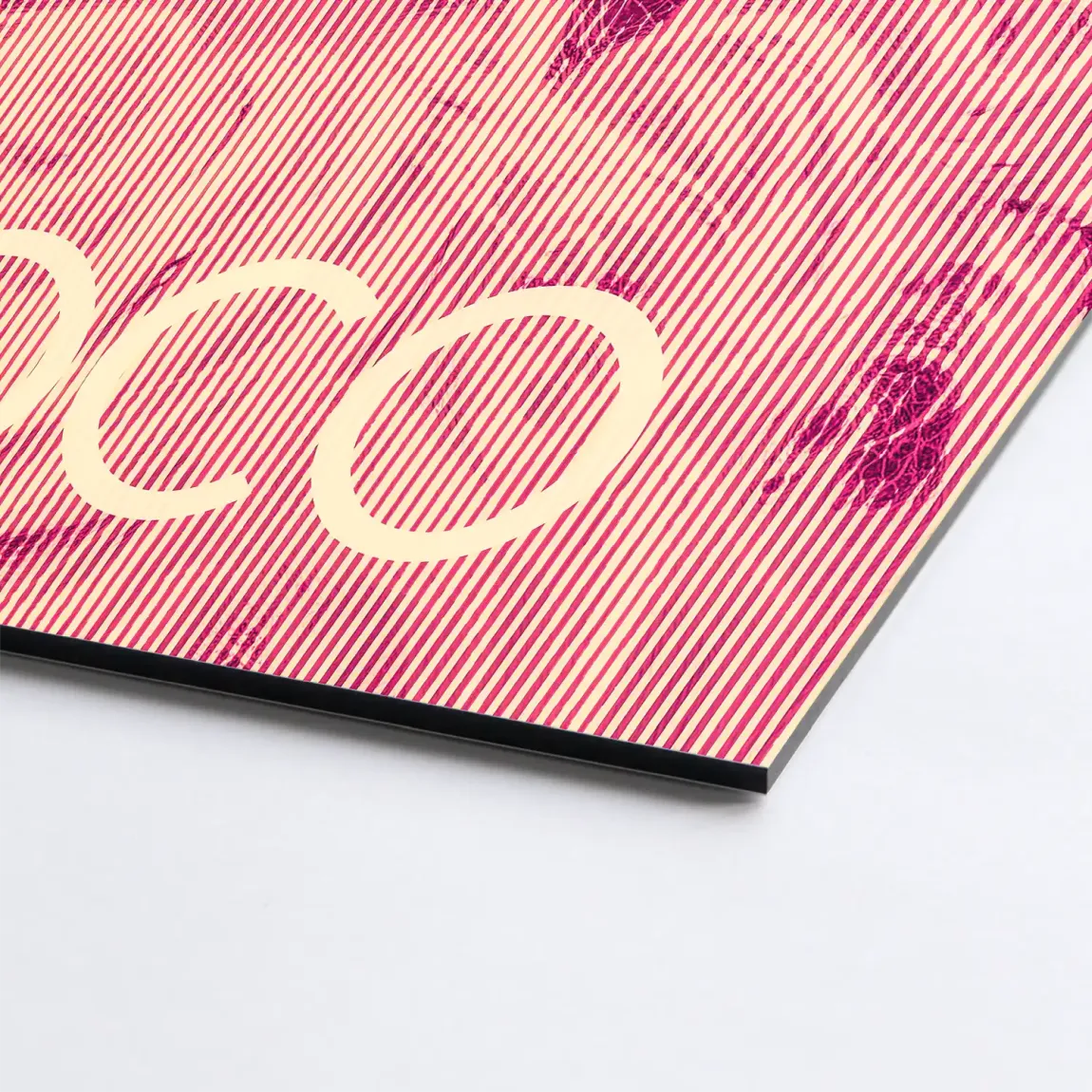 Coco Vision in Pink Alu Dibond Bild INGALERIE
