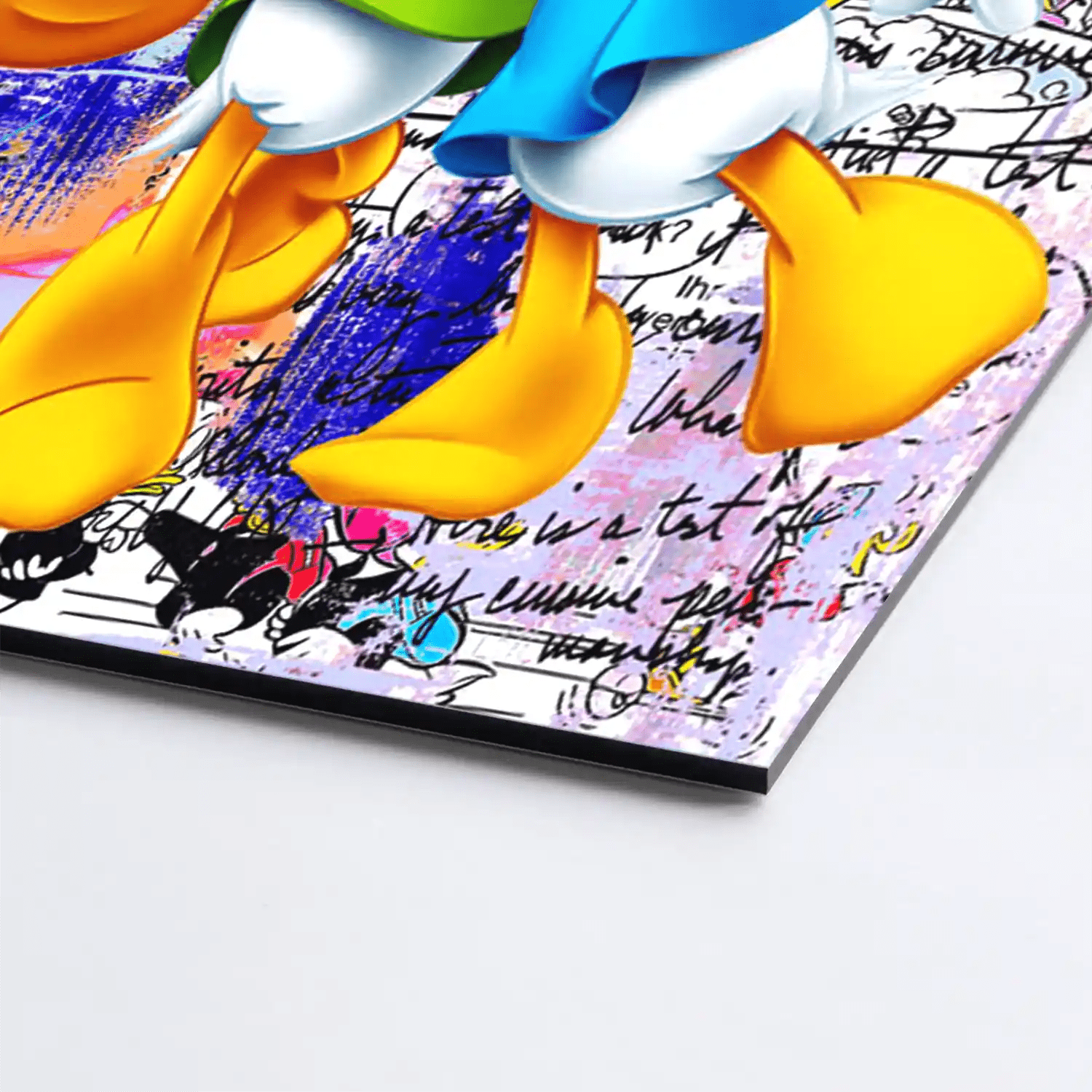 Duck Kids Nr.2 Pop Art AluDibond Bild INGALERIE