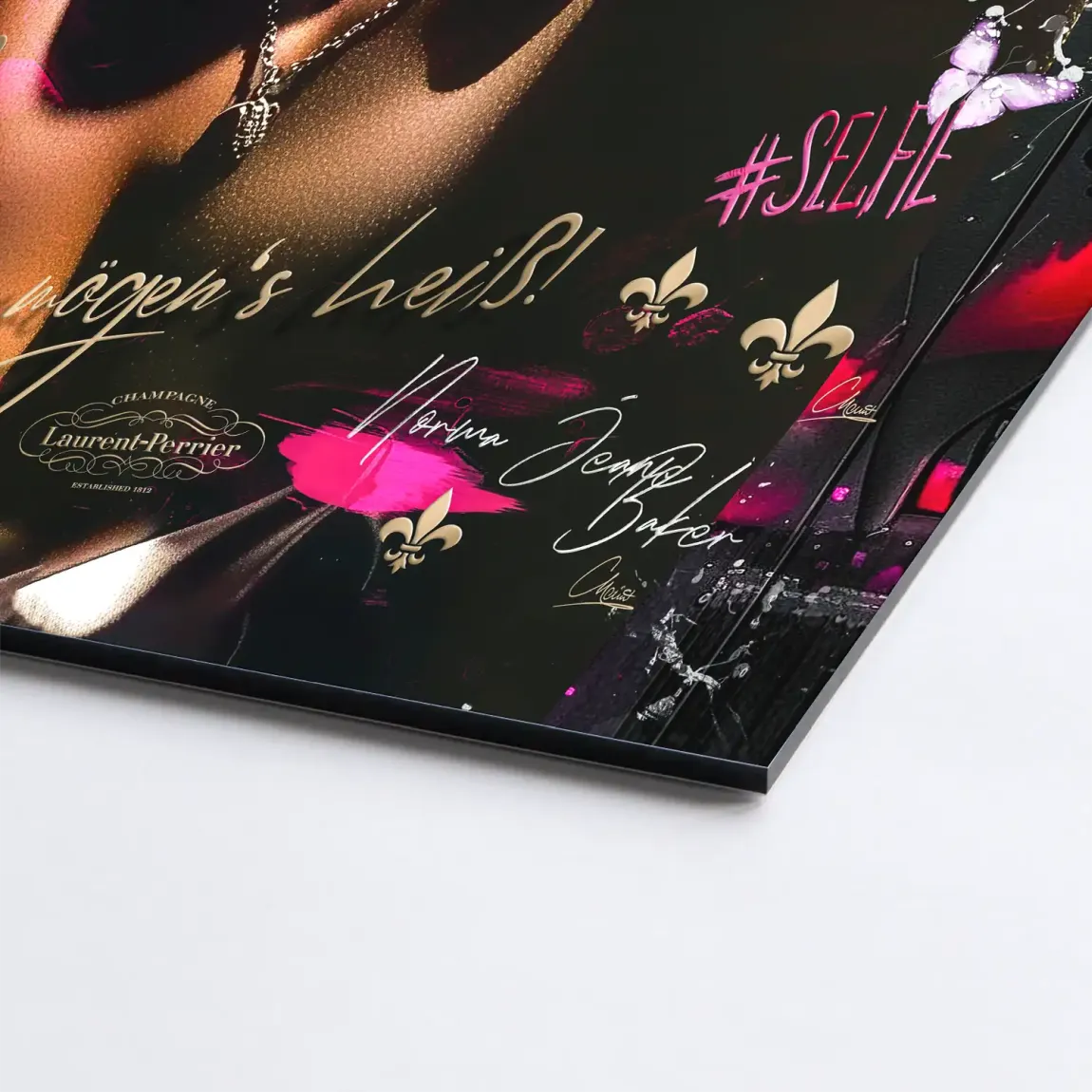 Pop Glam Marilyn Monroe Alu Dibond Bild