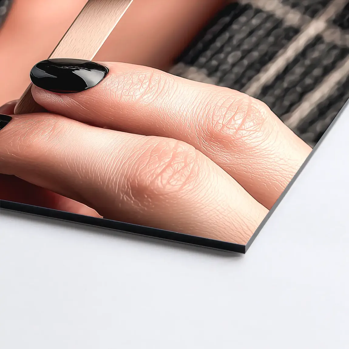 Black Pearl Ice Couture Alu Dibond Bild