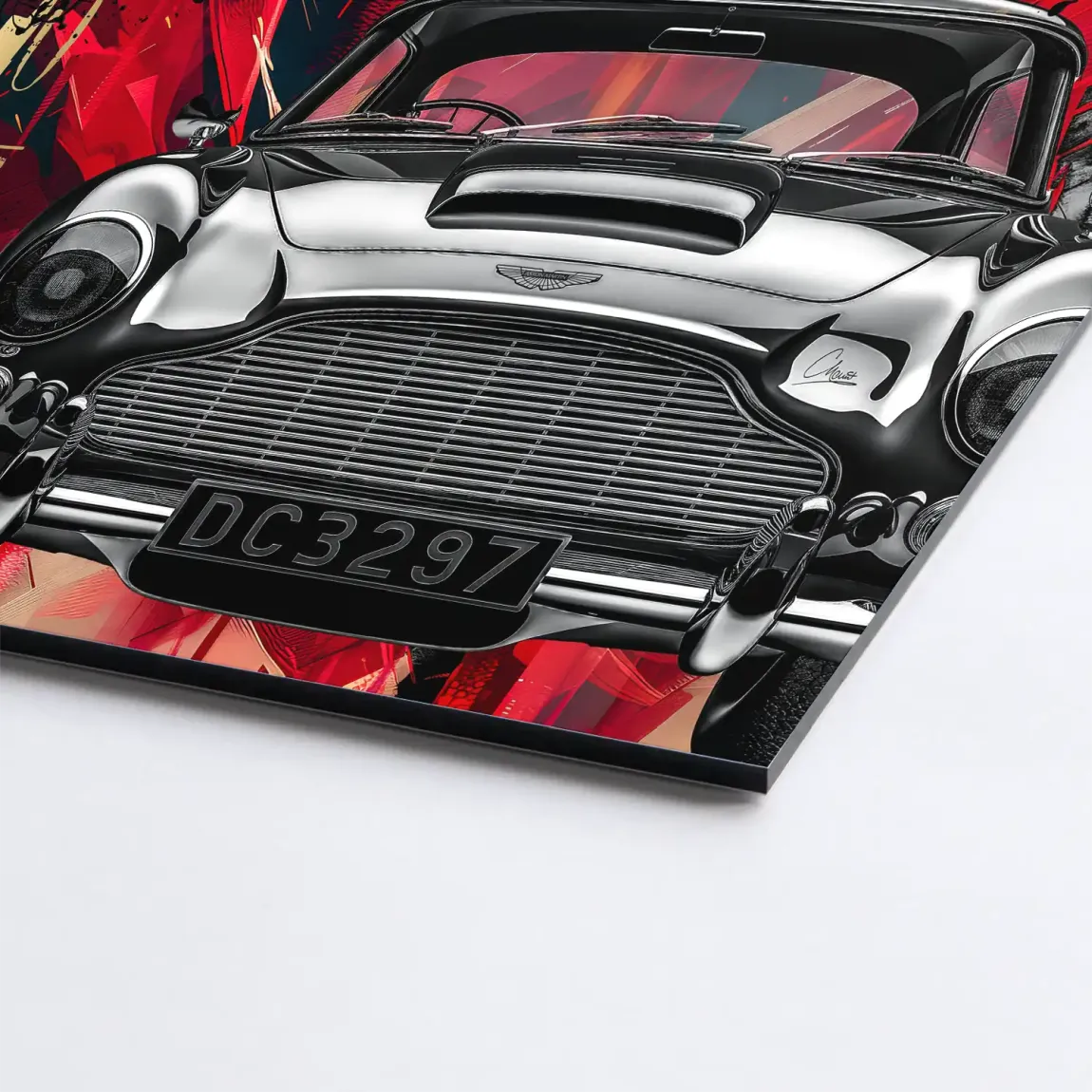 James Bond Vision London Alu Dibond Bild