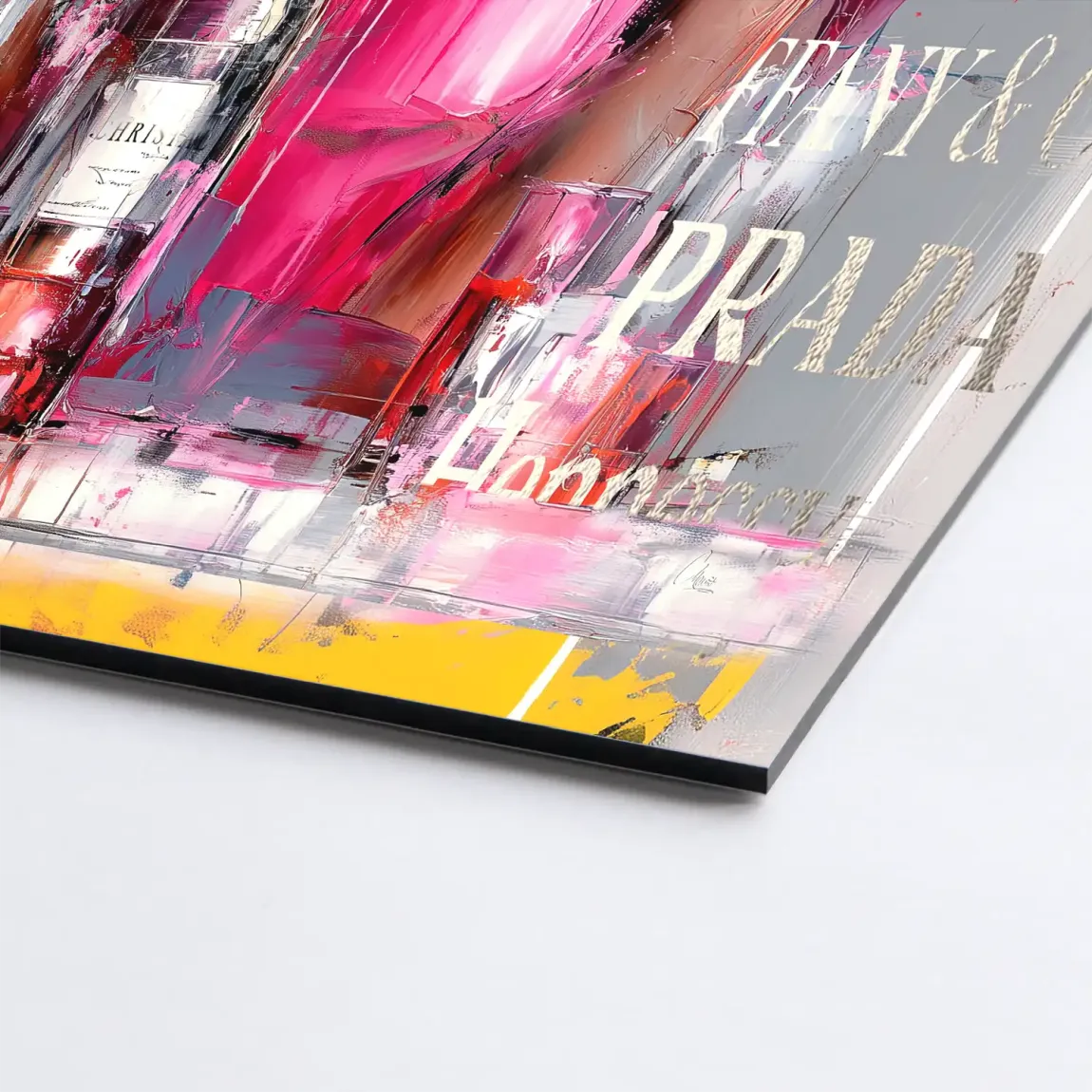 Champagne Bliss Audrey Hepburn Alu Dibond Bild