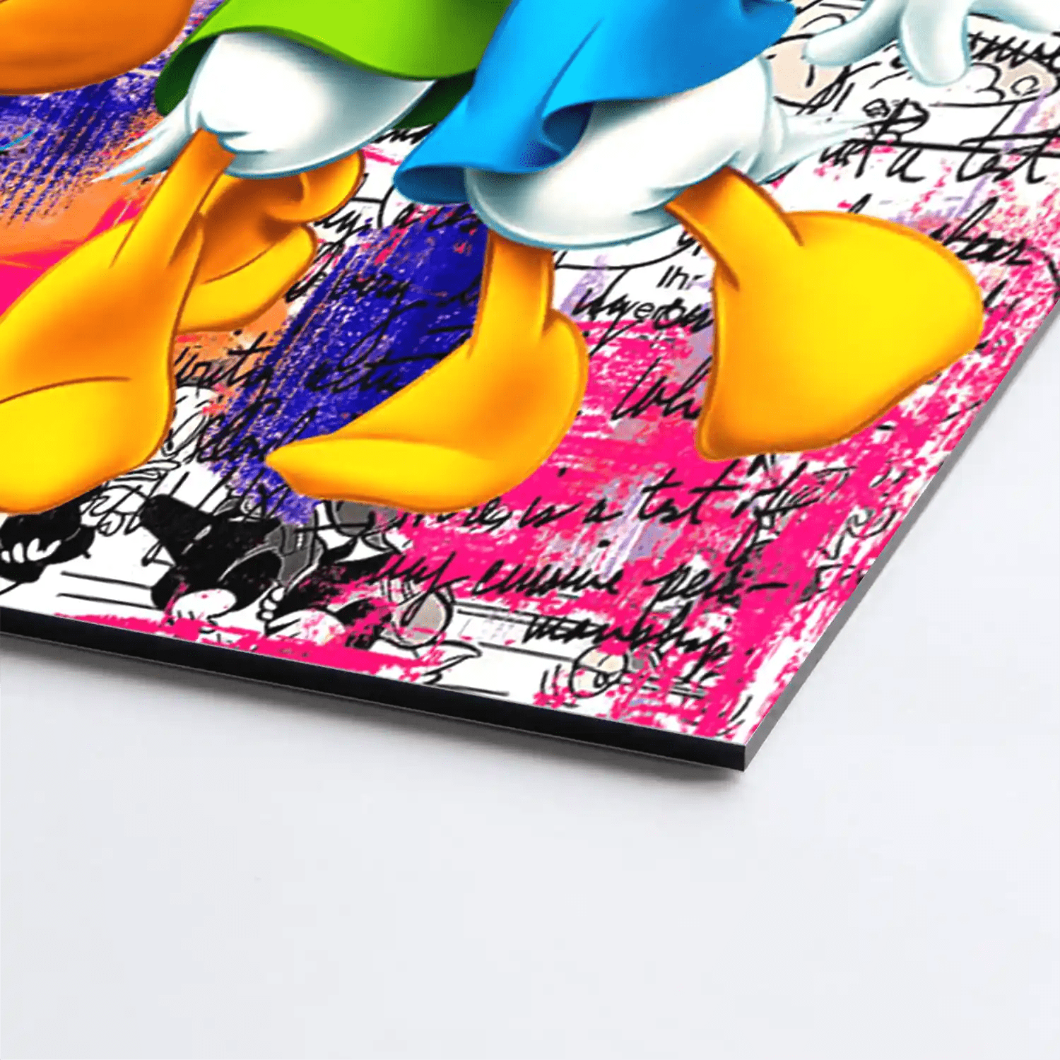 Duck Kids Pop Art AluDibond Bild INGALERIE