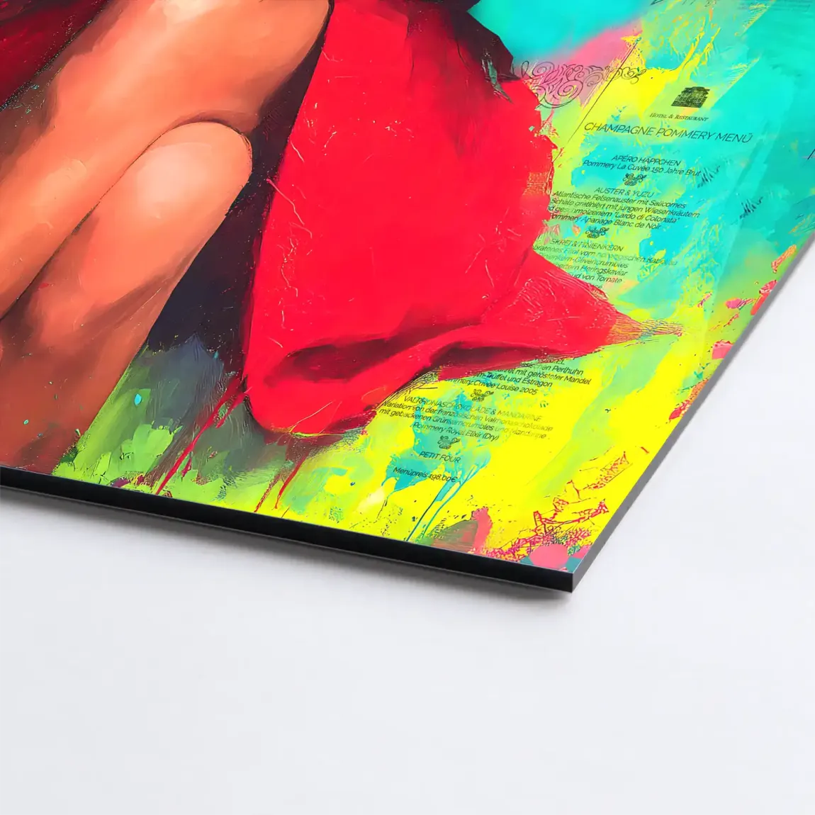 Audrey News Pop Art Alu Dibond Bild INGALERIE