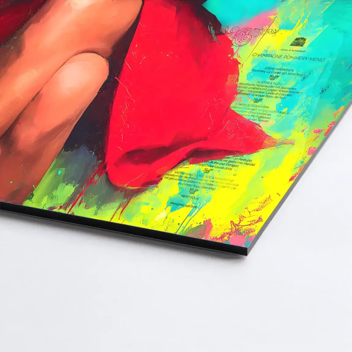 Audrey Hepburn News Pop Art Alu Dibond Bild INGALERIE