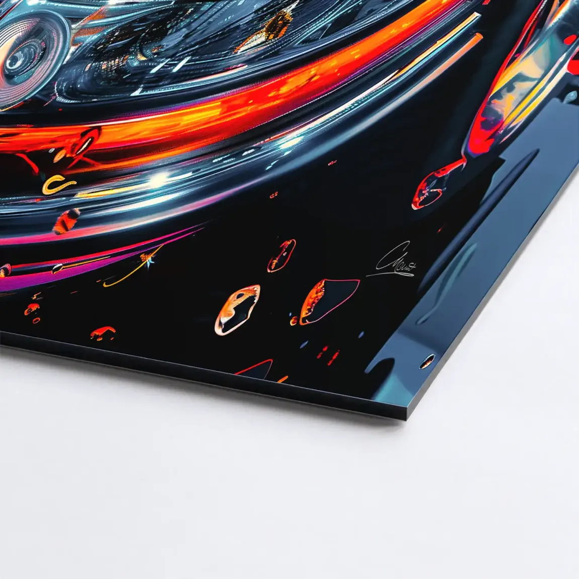Vivid Motion 911 Porsche Alu Dibond Bild