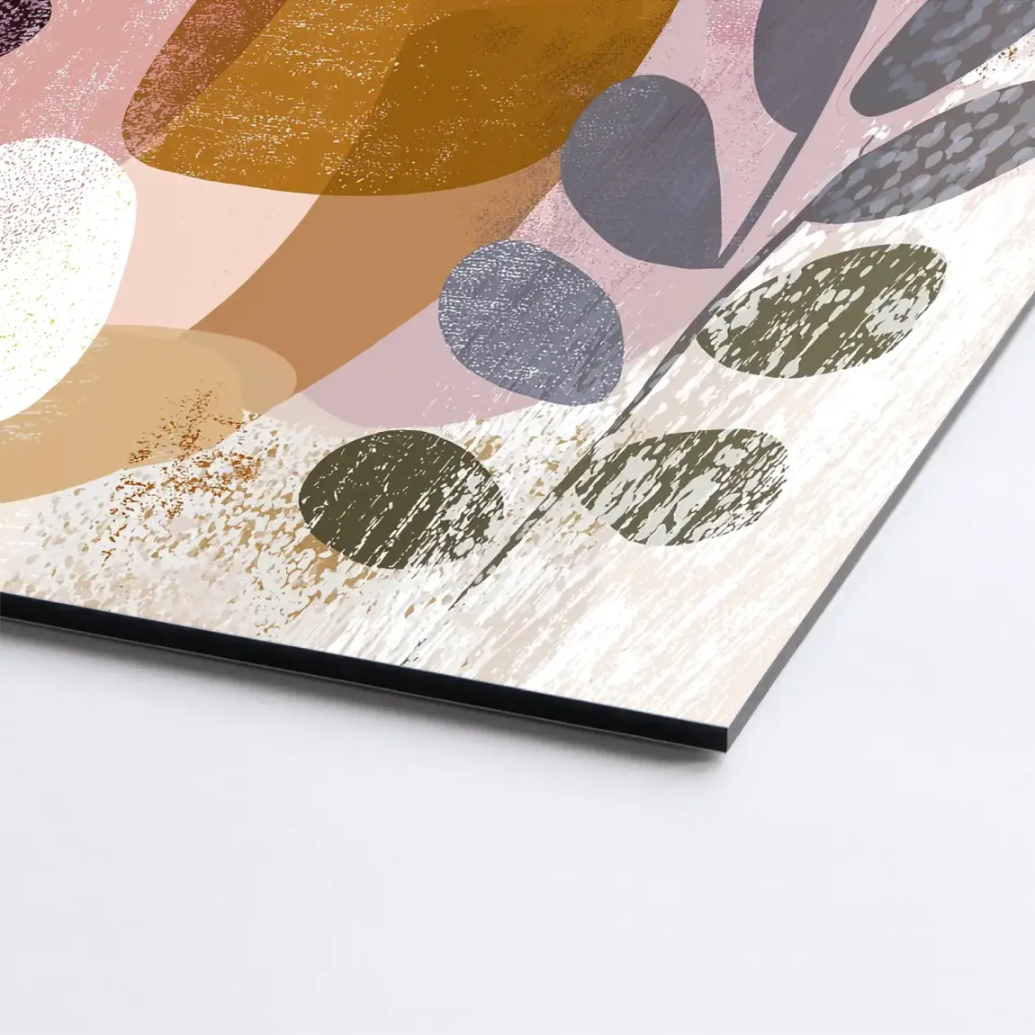 Soft Harmony Abstrakt Alu Dibond Bild