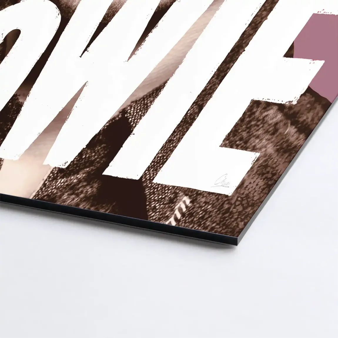 Starman Portrait Bowie Alu Dibond Bild