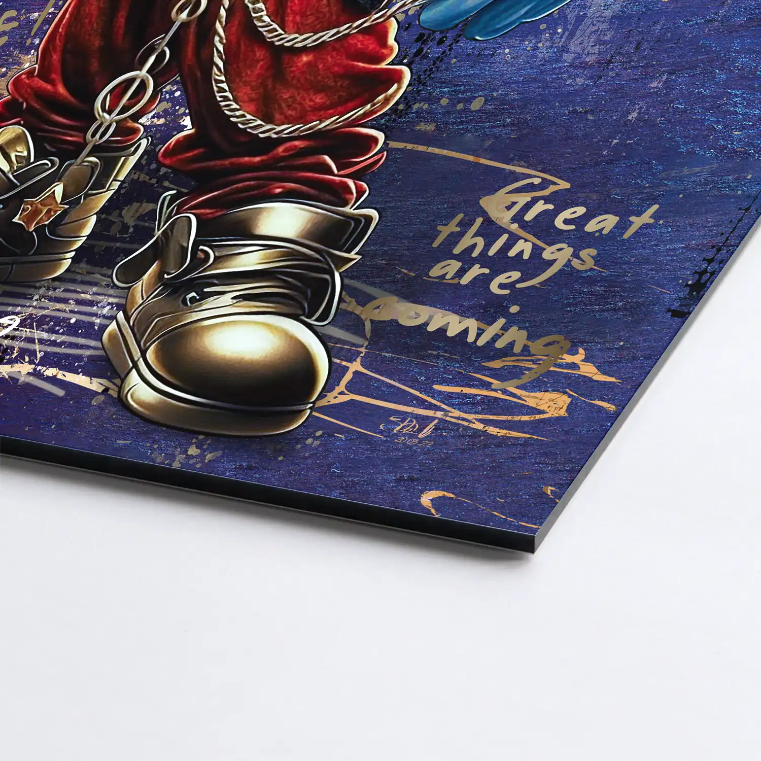 Micky Rockstar AluDibond Bild INGALERIE