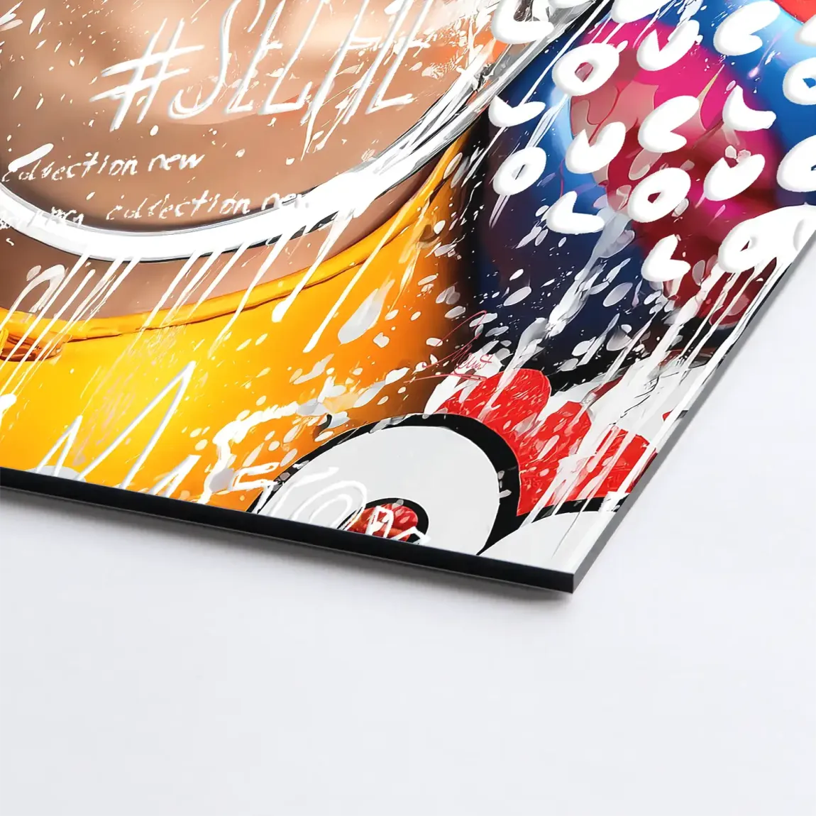 Schneewittchen Pop Art Queen Alu Dibond Bild