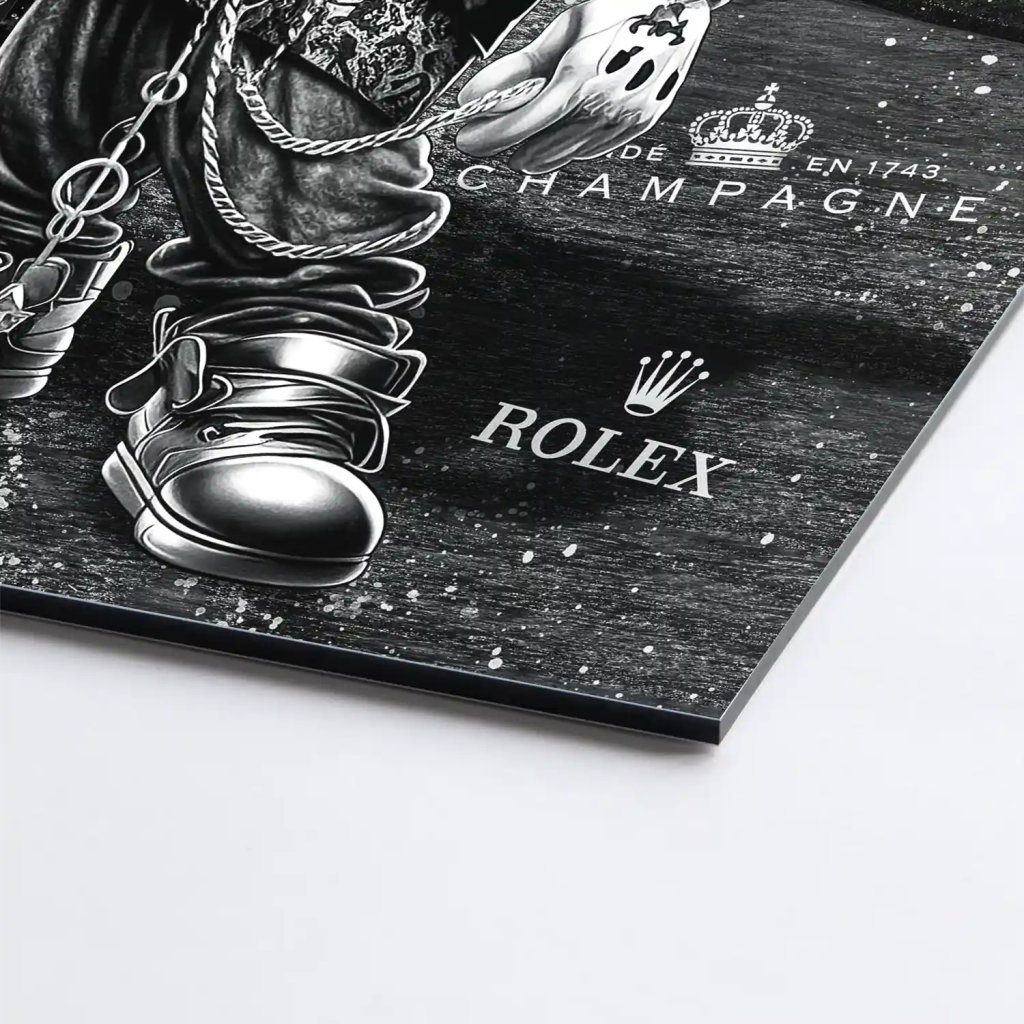 Micky Speedster 356 Pop Art Style Aludibond Bild INGALERIE