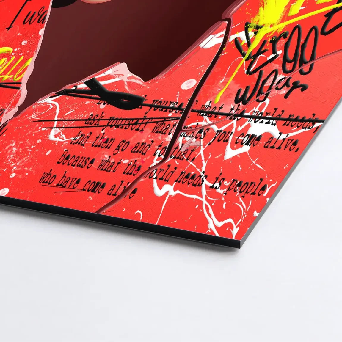 Charming Smile Micky Mouse Alu Dibond Bild INGALERIE