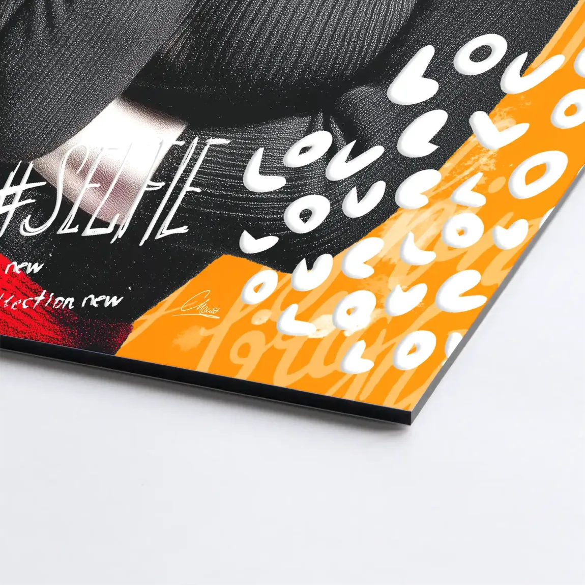 Queen of Silence Pop Alu Dibond Bild INGALERIE