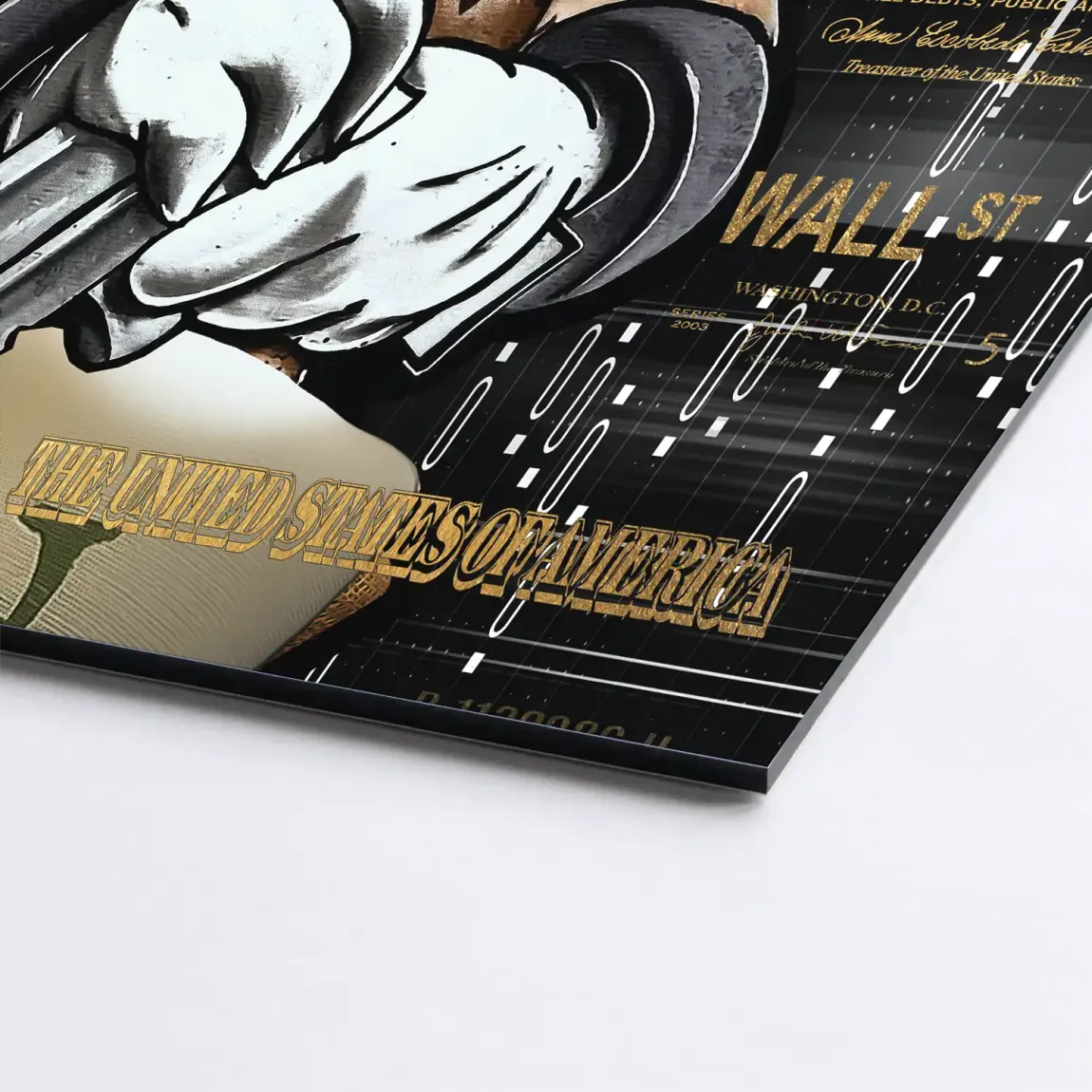 Financial Empire Duck Alu Dibond Bild