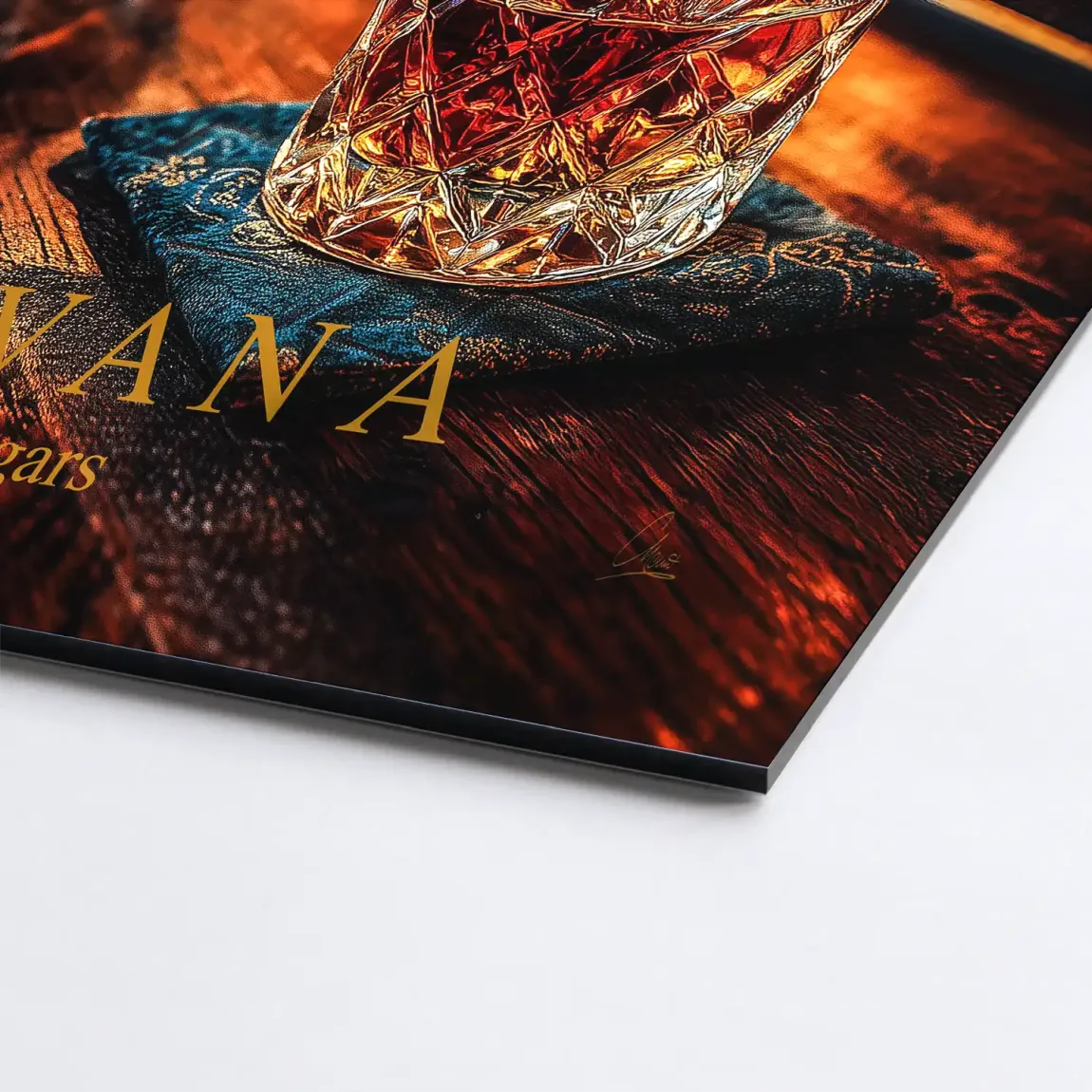 Havana Nights Whisky Alu Dibond Bild