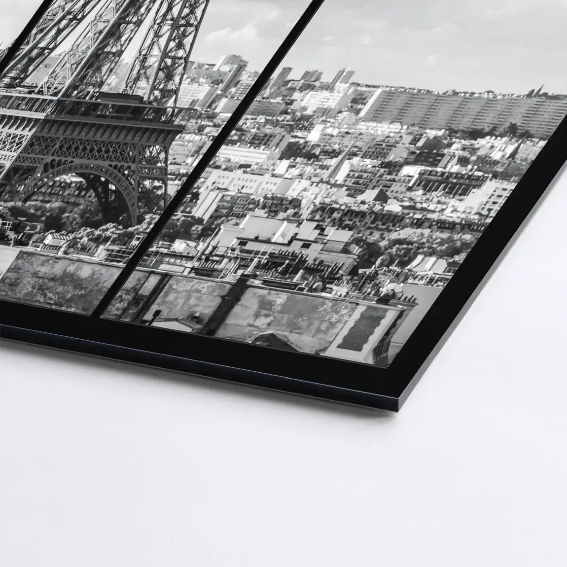 Paris Skyline View Alu Dibond Bild