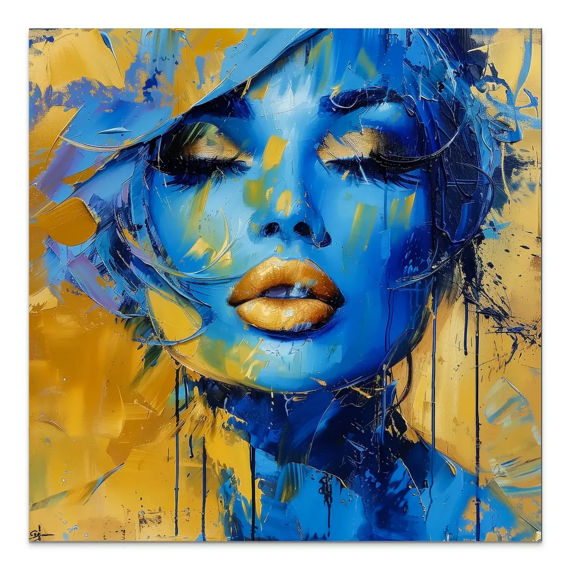 La Donna Alu Dibond Bild