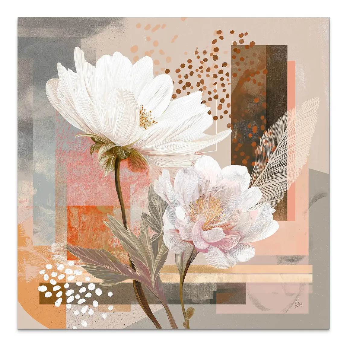 Soft Bloom Alu Dibond Bild