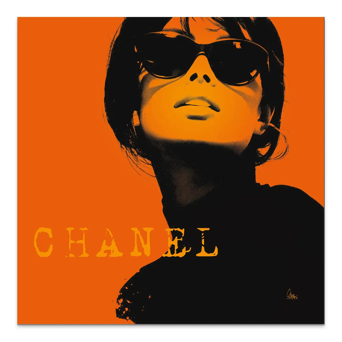 Chanel Glam Alu Dibond Bild