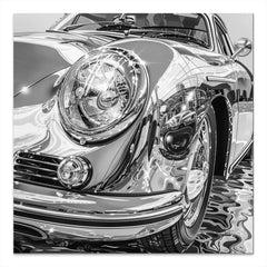 Porsche 356 Abstrakt Nr.3 Alu Dibond Bild