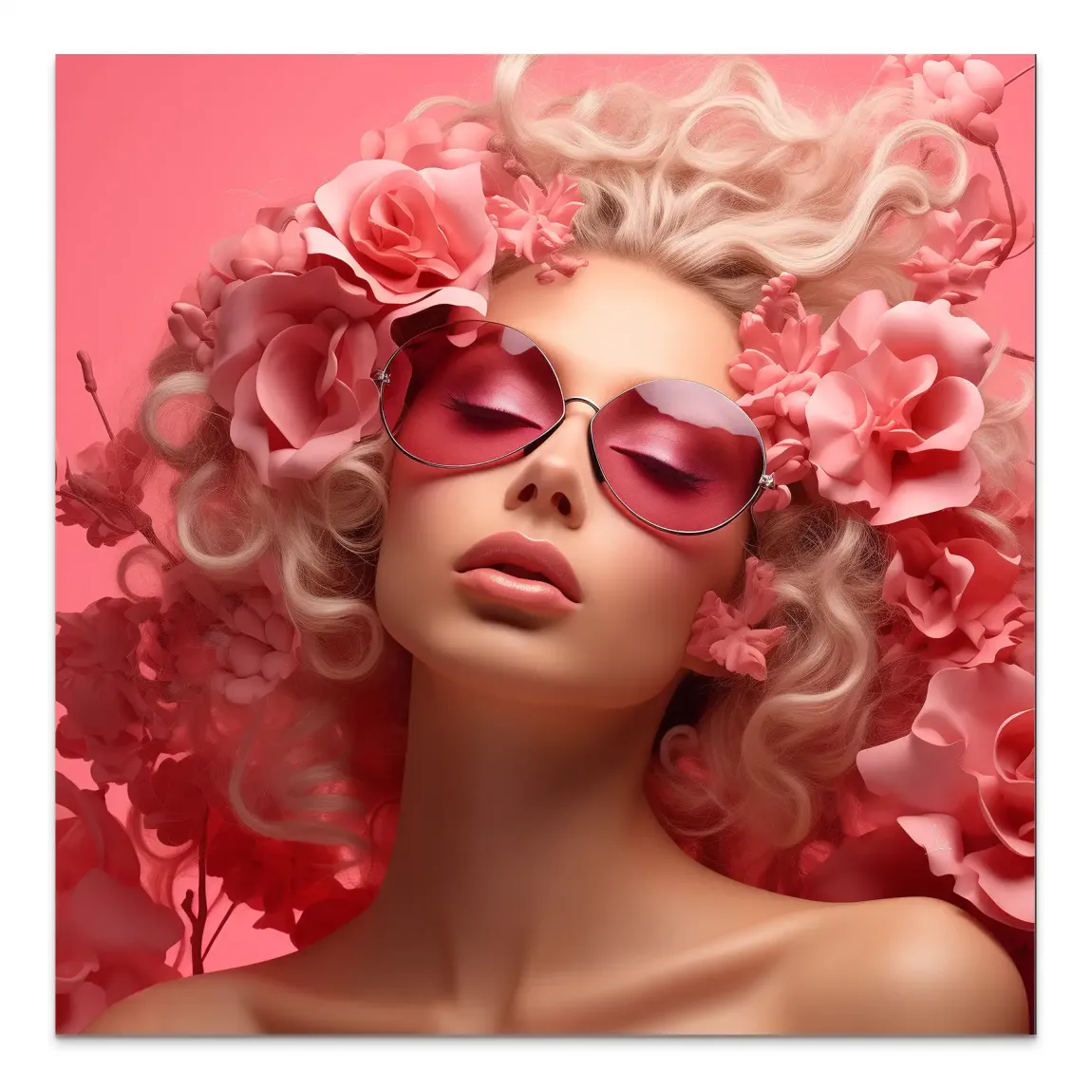 Pink Mirage Alu Dibond Bild